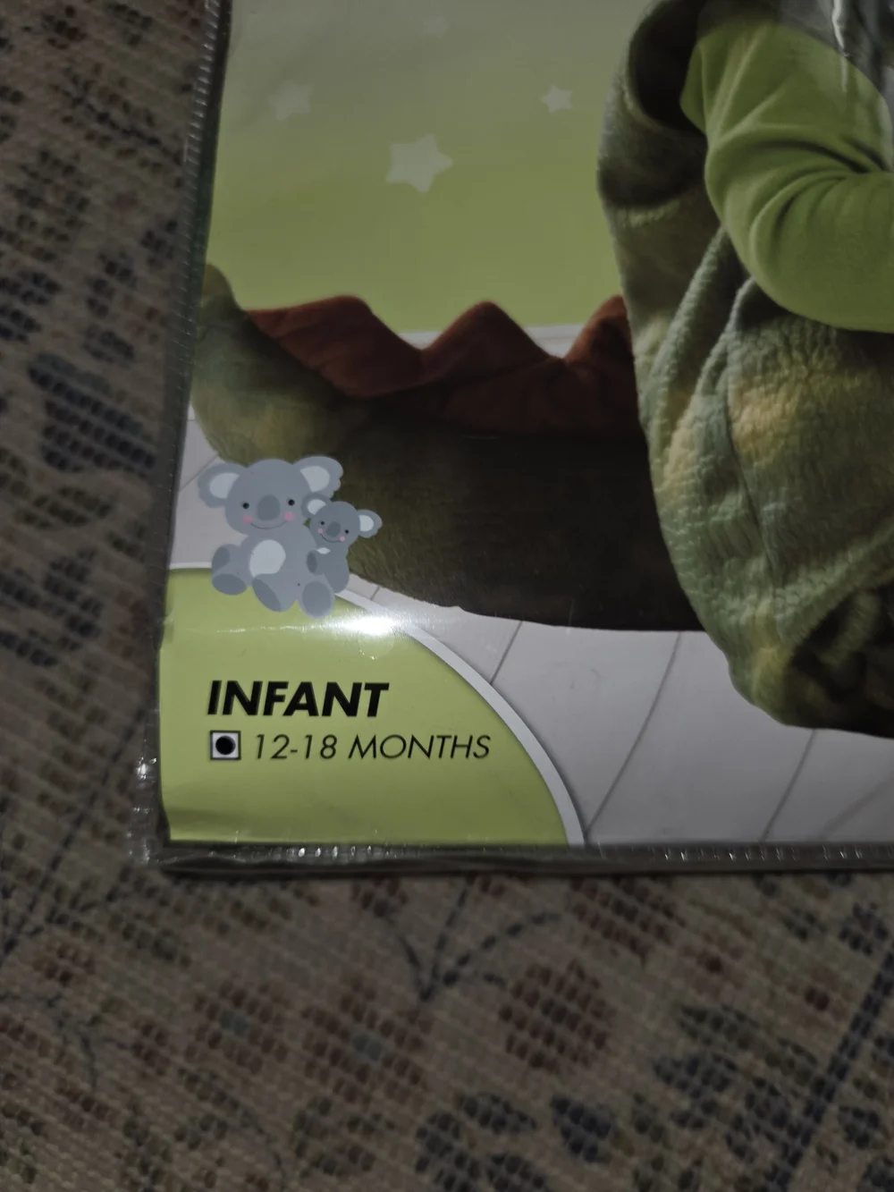 Spirit Dino Infant Costume - Green Size 12/18 Month Like New